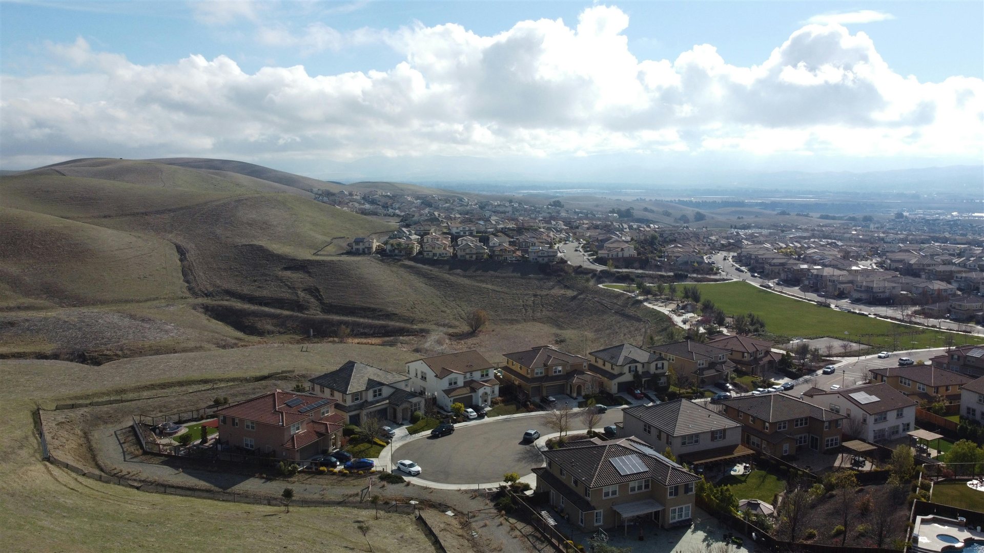 Hillside neighborhood in La Mesa, California