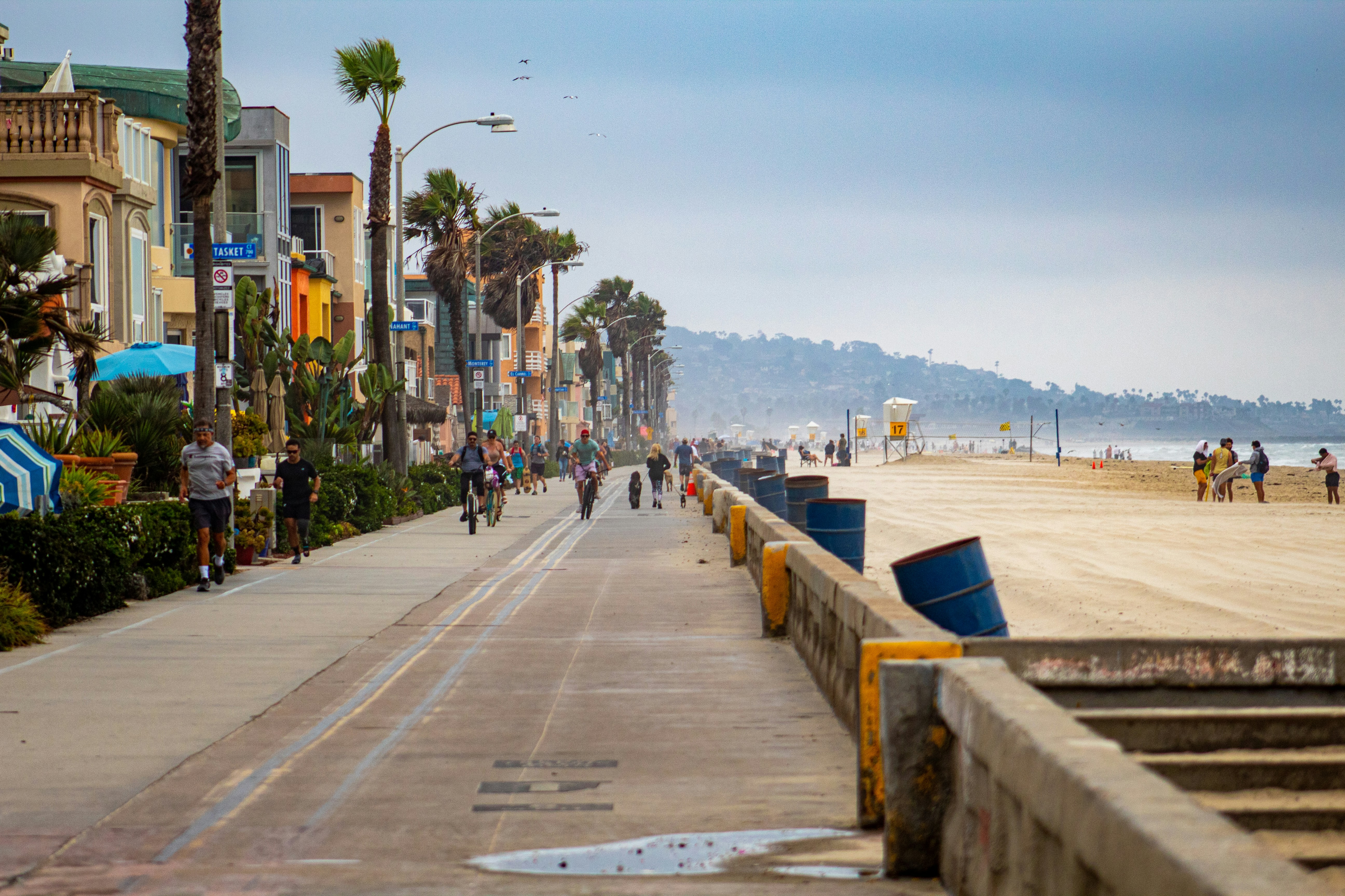 Mission Beach boardwalk, San Diego California